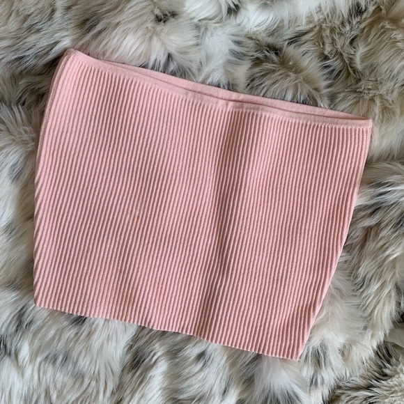 La Hearts Tops - Light pink tube top